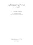 funf Klangmodelle fur obligates Klavier und 4 beliebige Melodie-Instrumente (Streich- und Wind Instr