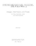 Adagio, Intermezzo and Finale for Flute, Clarinet, Harp and String Quartet (1985/1988)
