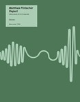 Depart (Monumento III) (1993) -Komposition fur Ensemble-