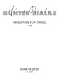 AbGesang fur Orgel (1994) (nach "Lamento di Orlando" fur Orchester)