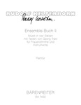 Ensemble-Buch II (1992/1994) -Musik in vier Satzen-
