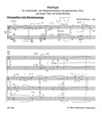 Madrigal fur Violoncello, vier Wind Instruments und Mixed Choir (1995)