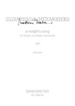 a twilight's song fur Sopran und sieben Instrumente (1997)