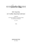 Mir traumte, ich musste Abschied nehmen op. 127a (1998) -Klavierfassung- (Lamento mit einem Gedicht