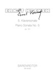 funfte Klaviersonate op. 121 (1950)