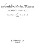 Moments Amicaux fur Bassetthorn in F und Klavier (Orgel) 50a (2000)