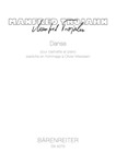 Danse pour clarinette et Piano (1997/2000) -pastiche en hommage à Olivier Messiaen-