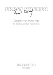 Gedicht von Hans Arp for Baritone and five Instruments (1926)