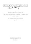 Musik zum Puppenspiel "Die Rache des verhoehnten Liebhabers" (Ernst Toller) for violin, Piano and vo