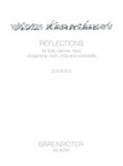 reflections for flute, clarinet, harp, vibraphone, violin, viola, cello (1995)