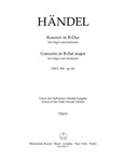 Concerto for Organ and Orchestra B-flat major op. 4/6 HWV 294