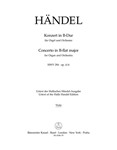 Concerto for Organ and Orchestra B-flat major op. 4/6 HWV 294