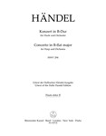 Concerto for Harp and Orchestra B-flat major op. 4/6 HWV 294