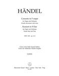 Concerto for Organ and Orchestra F major op. 4/4 HWV 292 (vierte movement with choir)