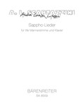 Sappho Lieder for solo bass voice and Piano (2002)