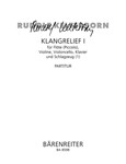 Klangrelief I fur Flote (Piccolo), Violine, Violoncello, Klavier und Schlagzeug (1) (2000/2001)