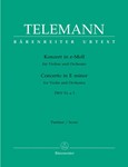Concerto for Violin and Orchestra E minor TWV 51:e3