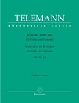 Concerto for Violin and Orchestra E major TWV 51:E2