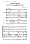 Lamento d'Arianna for 5 parts (SSATB) and basso continuo