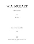 Overture to "Don Giovanni" K. 527