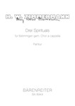 drei Spirituals fur 6stimmigen gem. Chor a cappella