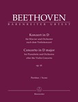 Concerto for Pianoforte and Orchestra D major op. 61 (after the Violin Concerto)