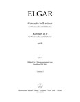 Concerto for Violoncello and Orchestra E minor op. 85