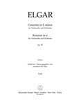 Concerto for Violoncello and Orchestra E minor op. 85