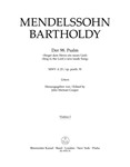 Psalm 98 "Sing to the Lord a new-made Song" op. posth. 91 MWV A 23