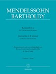 Concerto for Piano and Orchestra E minor -Reconstructed and completed by R. Larry Todd-