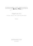 Magnitudo 9,0 for flute, clarinet, violin, cello and percussion (2005)