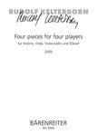 vier pieces for vier players fur Violine, Viola, Violoncello und Klavier (2005)