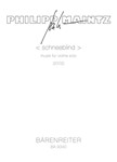 < schneeblind > (2003) -musik fur violine solo-