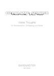 Visible thoughts for tenor saxophone, percussion and Piano (2005)