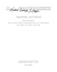 Nachttief und Mond (2007) -three minatures for countertenor (or female voice) and Violoncello on tex