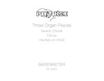 Three Organ Pieces