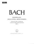 Bleib bei uns, denn es will Abend werden BWV 6 -Cantata for Easter Monday-