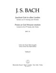Praise ye God thruout creation BWV 51 -Cantata for the 15th Sunday after Trinity-