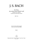 Ein Herz, das seinen Jesum lebend wei? BWV 134 -Cantata for Easter Tuesday- (third version)