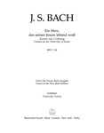 Ein Herz, das seinen Jesum lebend wei? BWV 134 -Cantata for Easter Tuesday- (third version)