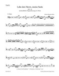 Praise thou the Lord, o my spirit -Cantata for soloists, choir and Orchestra- (Urtext of the New Bac