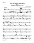Praise thou the Lord, o my spirit -Cantata for soloists, choir and Orchestra- (Urtext of the New Bac