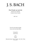 Der Friede sei mit dir BWV 158 -Cantata for Easter Tuesday-