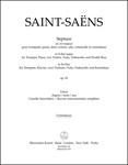 Septuor for Trumpet, Piano, two Violins, Viola, Violoncello and Double Bass in E-flat major op. 65