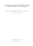 The long distance from zero to one for Voice of any range (2010)
