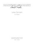 Leise Gondeln for Piano (2011)