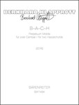 B-A-C-H for two Harpsichords (2016)