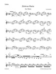 Zdravas Maria / Ave Maria fur Sopran oder Tenor und gemischten Chor (ad libitum) mit Violine und Klavier/Orgelbegleitung (1904)
