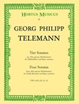 vier Sonatas for Treble Recorder and Basso continuo (from "Der getreue Musikmeister")