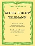 Triosonate fur Altblockflote (Flute, Violine), Oboe (Flute, Violine) und Basso continuo e-Moll TWV 4